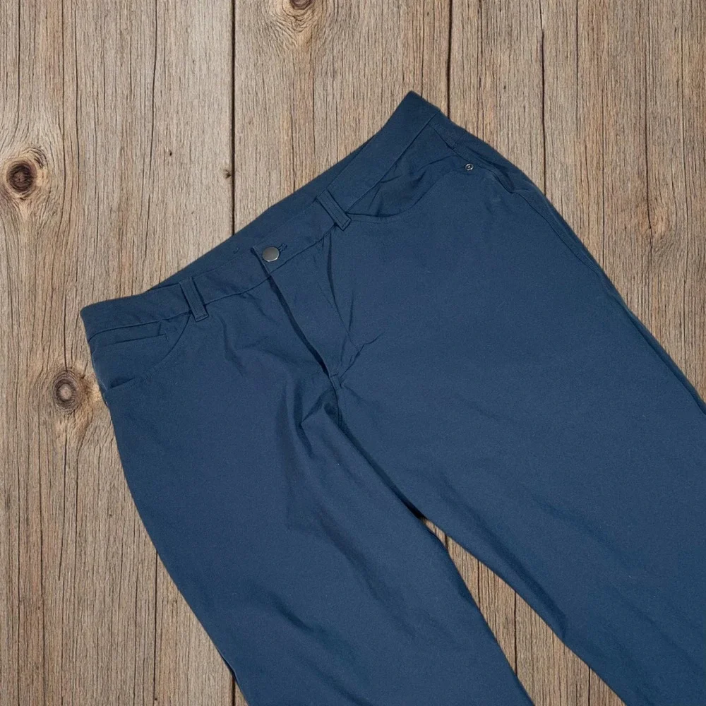 Lululemon ABC Pant Classic Fit Navy‎ Blue Mens Sz 33 x 25